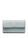 Valextra Brera Continental Wallet In Blue