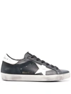 Golden Goose Superstar Leather Sneakers In Black