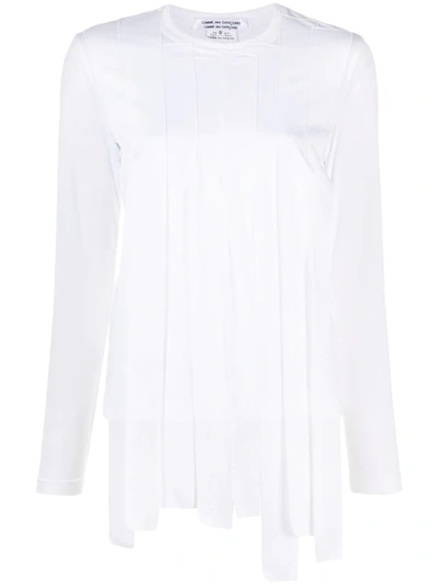 Comme Des Garçons Comme Des Garçons Hanging Strap Jersey Top In White