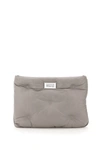 MAISON MARGIELA MAISON MARGIELA GLAM SLAM LEATHER CLUTCH