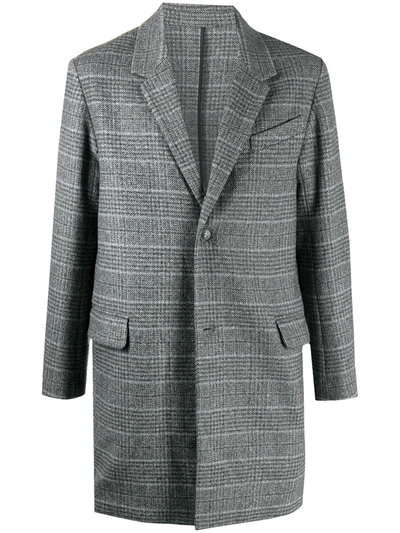 Zadig & Voltaire Marlo Check Coat In Grey