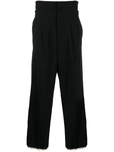 Ambush High-waisted Trousers In Black