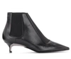 FURLA DORIS MODEL ANKLE BOOT IN BLACK SMOOTH LEATHER,11619611