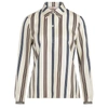 TORY BURCH SHIRT MADE OF SILK TWILL WITH STRIPED PATTERN,11619565