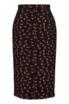 N°21 EMBROIDERED PENCIL SKIRT,11619363
