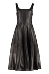 STAUD WELLS FAUX LEATHER DRESS,11619351