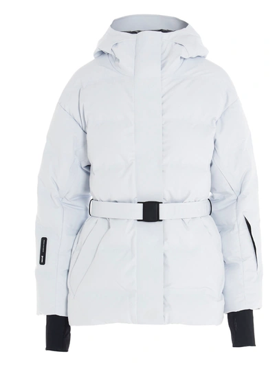 Ienki Ienki Sheena Hooded Belted Quilted Down Ski Jacket In White