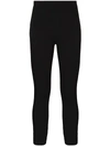 Spanx The Perfect Black Stretch-jersey Leggings In Classic Black
