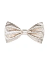 HUCKLEBONES LONDON METALLIC-EFFECT BOW-SHAPED HAIR CLIP