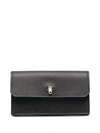 Valextra Brera Long Leather Wallet In Nn Black
