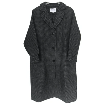 Pre-owned Claudie Pierlot Black Wool Coat