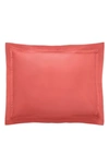 Matouk Nocturne Standard Sham In Coral