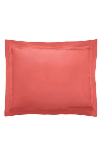 Matouk Nocturne Standard Sham In Coral