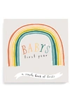 Lucy Darling 'baby's First Year' Little Rainbow Memory Book In Multi