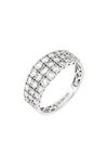 BONY LEVY RITA TAPERED DIAMOND RING,DR3994W