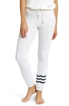 Sol Angeles Hacci Waves Slim Joggers In D White