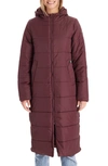 MODERN ETERNITY 3-IN-1 LONG QUILTED WATERPROOF MATERNITY PUFFER COAT,MEPC017
