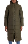 MODERN ETERNITY 3-IN-1 LONG QUILTED WATERPROOF MATERNITY PUFFER COAT,MEPC017