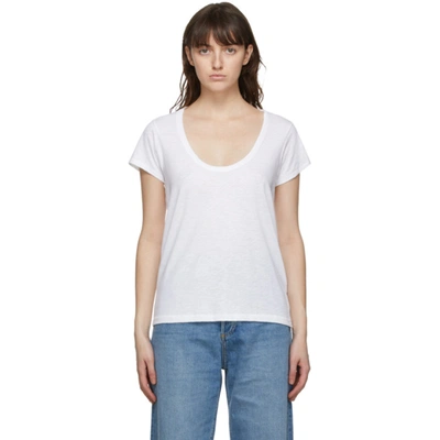 Rag & Bone Plain T-shirt In White