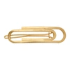 OFF-WHITE OFF-WHITE GOLD PAPERCLIP HAIR CLIP
