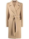 TAGLIATORE DOLLY BELTED TRENCH COAT