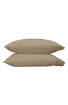 Matouk Nocturne 600 Thread Count Pillowcase In Khaki