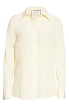 GUCCI SILK CREPE DE CHINE SHIRT,627407ZAEWU