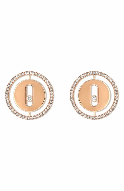 MESSIKA MESSIKA LUCKY MOVE DIAMOND STUD EARRINGS,11571-PG