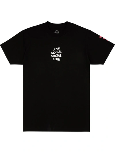 Anti Social Social Club X Playboy Guilt-print T-shirt In Black