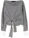 PROENZA SCHOULER STRIPED TIE TOP