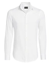 Giorgio Armani Men's Stretch Jersey Sport Shirt, Off White