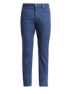 ERMENEGILDO ZEGNA SKINNY COTTON TROUSERS,0400098984014