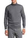 Ermenegildo Zegna Men's Storm Cashmere Turtleneck Sweater In Grey