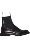 Tricker's Stephen Leather Chelsea-boots In Black