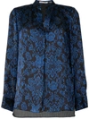 ALICE AND OLIVIA WINTER PALACE PRINTED BLOUSE