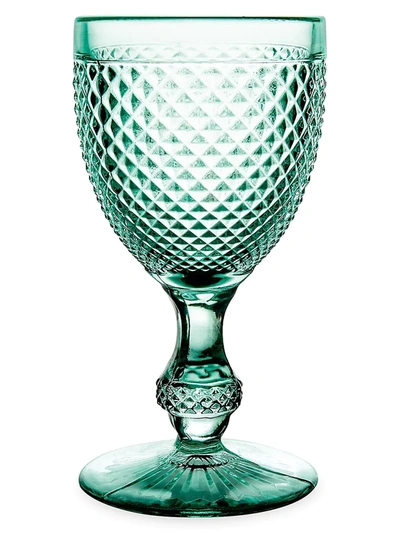 Vista Alegre Bicos 4-piece Water Goblet Set In Mint