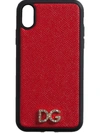 DOLCE & GABBANA TWO-TONE LOGO PLAQUE IPHONE CASE