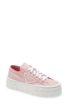 Prada Pink Double Wheel 50 Sneakers