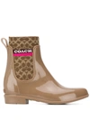 COACH RIVINGTON PULL-ON ANKLE BOOTS