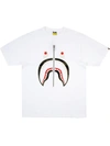 A BATHING APE REFLECTOR CAMO SHARK T-SHIRT