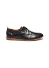 ANTONIO MAURIZI 'TODI' LACELESS LEATHER DERBY SHOES