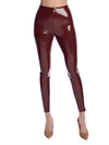 Commando Faux Patent Leather Leggings In Sienna