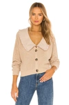 LINE & DOT SCARLETT COLLARED CARDIGAN,LEAX-WK96