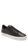 Supply Lab Damian Lace-up Sneaker In Black Tumbled Leather