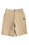 Quiksilver Kids' Everyday Chino Light Shorts In Incense