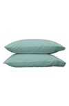 Matouk Nocturne 600 Thread Count Pillowcase In Aquamarine