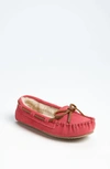 Minnetonka Toddler Girls Cassie Slipper In Hot Pink