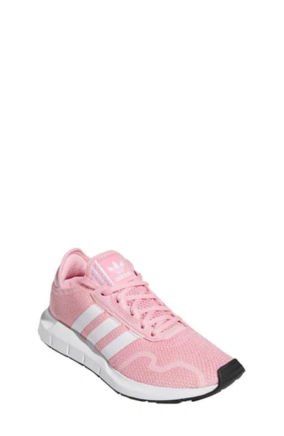 Adidas Originals Kids' Swift Run X Sneaker In Pink/white
