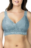 Parfait Women's Adriana Lace Bra In Stone Blue