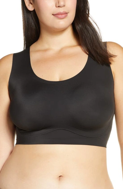 True & Co. True Body Lift Full Cup Scoop Neck Bra In Black